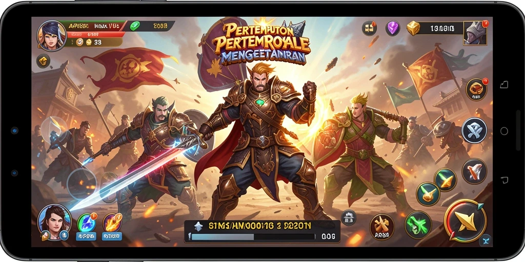 Tampilan gameplay seru di API88 dengan pertempuran intens.