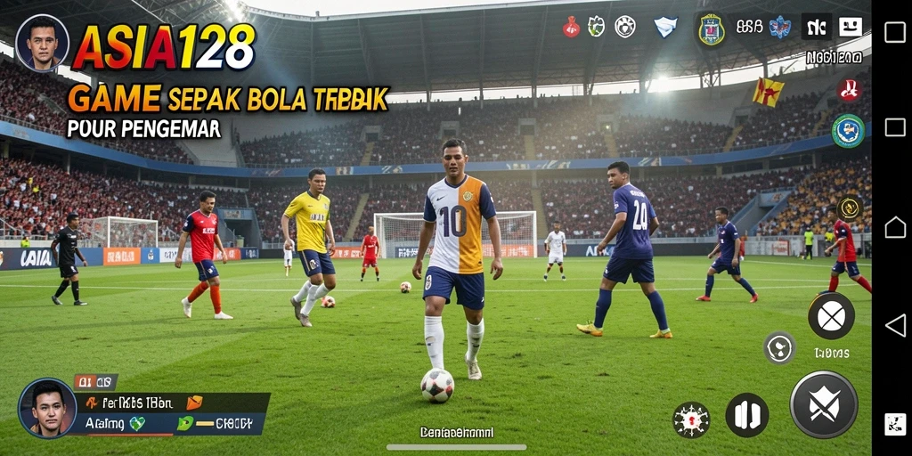 Tampilan gameplay yang memukau dalam ASIA128.