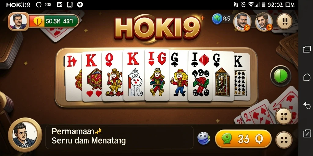 Tampilan gameplay HOKI9 yang penuh warna dan menarik.