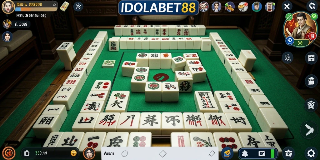 Tampilan gameplay Mahjong yang menarik di IDOLABET88.