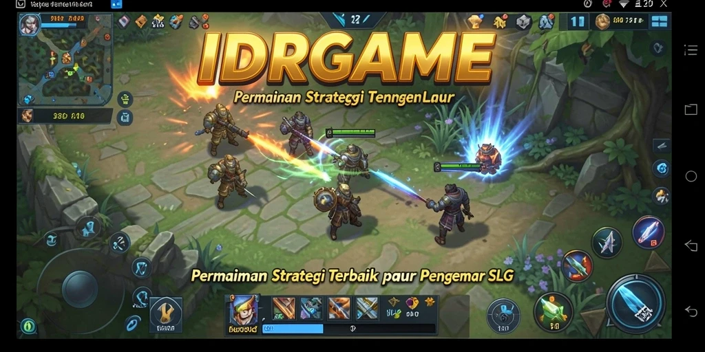 Tampilan gameplay seru dan strategi mendalam di IDRGAME.