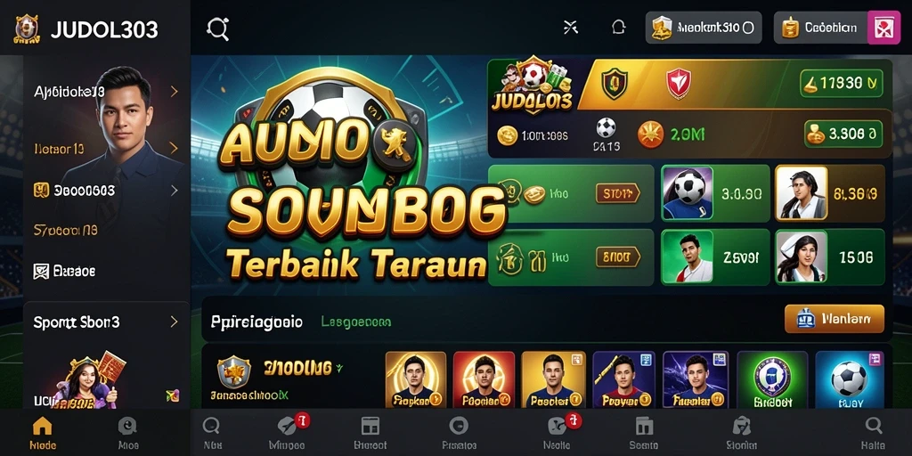 Tampilan aplikasi JUDOL303 dengan beragam pilihan taruhan.