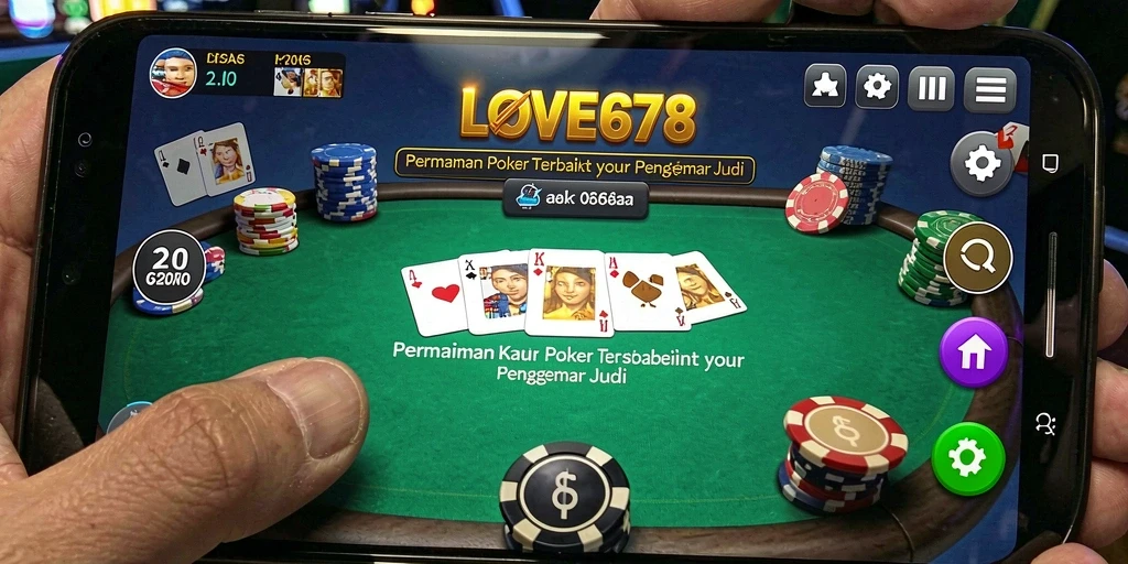 Gameplay menarik dari LOVE678 dengan desain poker yang menawan.
