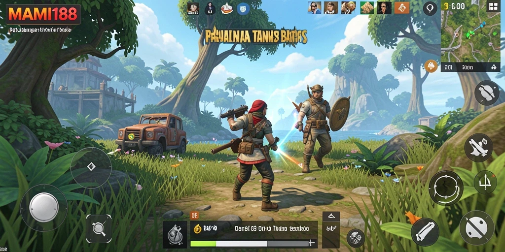 Tampilan menakjubkan dari gameplay MAMI188 dalam dunia terbuka.