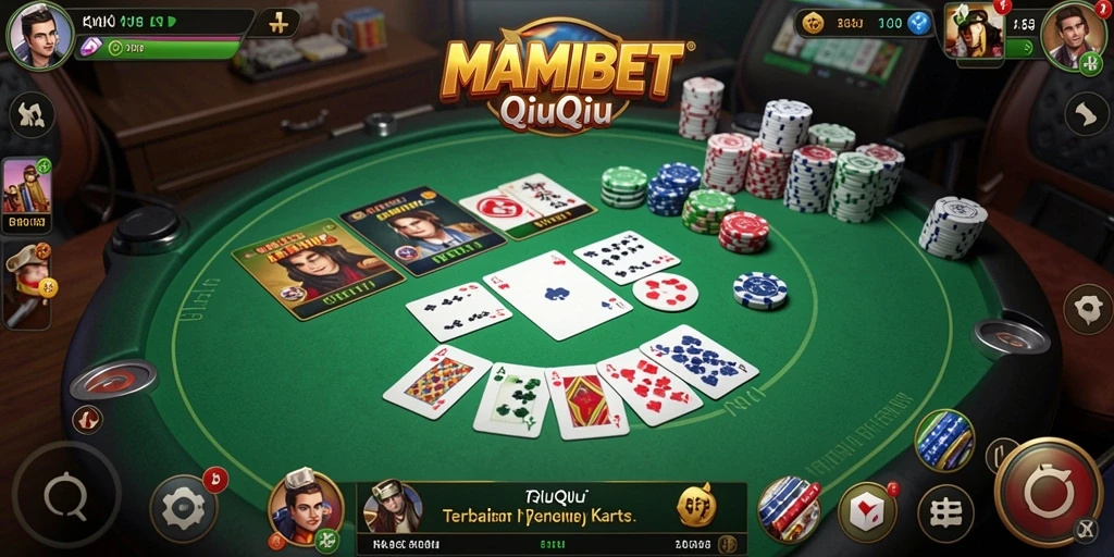 Tampilan gameplay seru dari MAMIBET dalam QiuQiu.