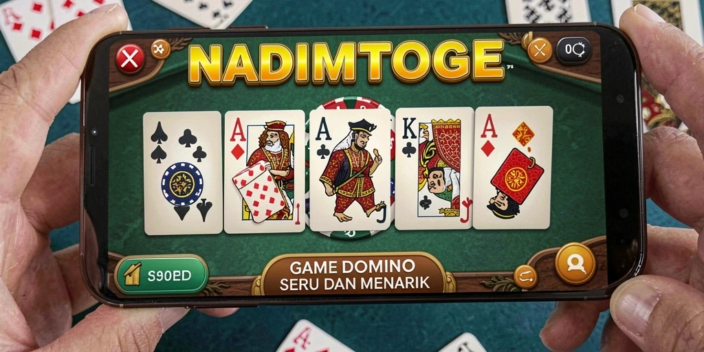 Tampilan menarik dari gameplay Domino di NADIMTOGEL.