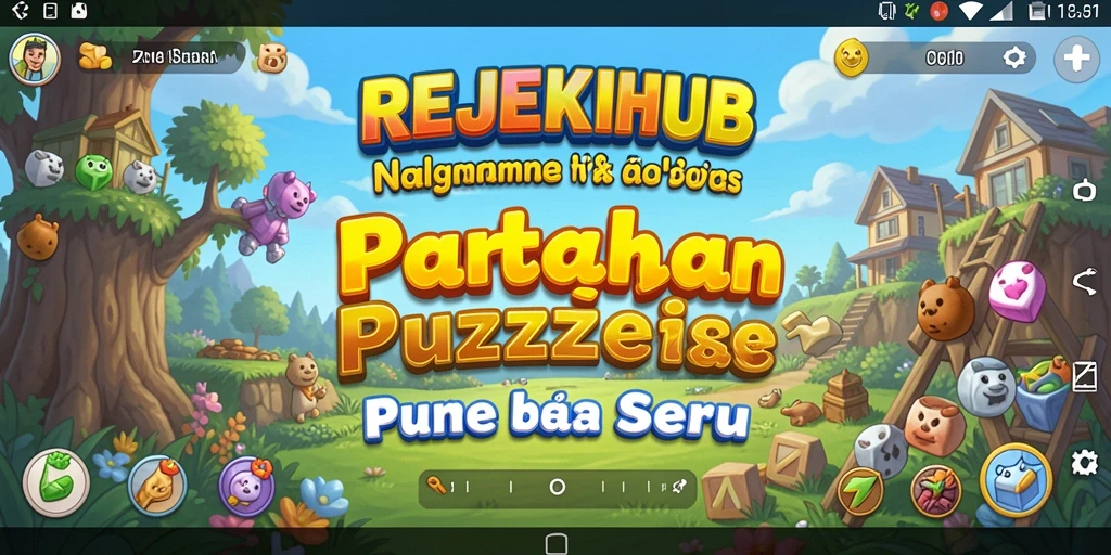 Screenshot gameplay REJEKIHUB menampilkan tantangan puzzle yang menarik.