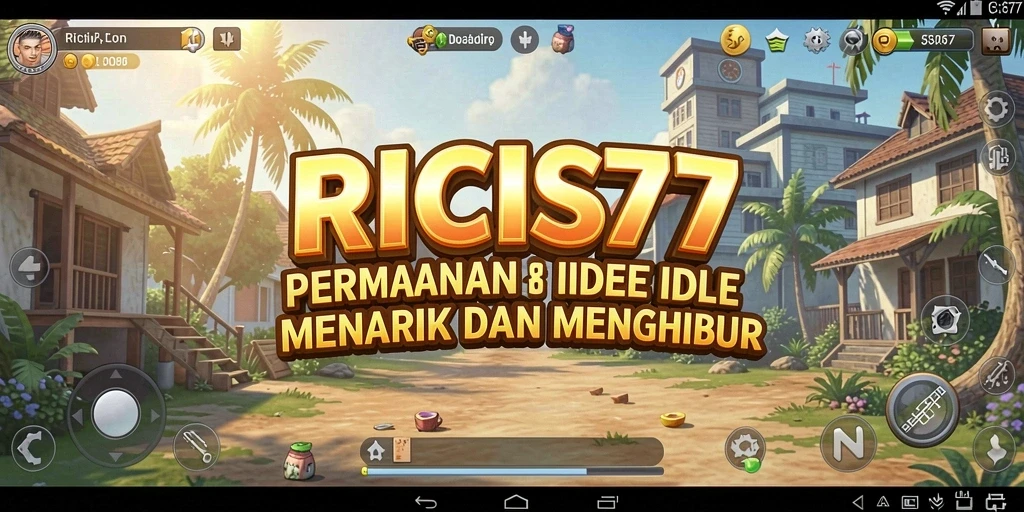 Tangkapan layar permainan <strong>RICIS77</strong> menunjukkan gameplay Idle yang menenangkan.