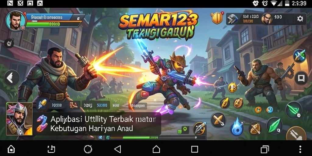 Tampilan screenshot utama SEMAR123 menampilkan antarmuka aplikasi Utility yang user-friendly.