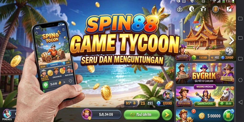 Tampilan gameplay SPIN88 yang menawan dan interaktif.