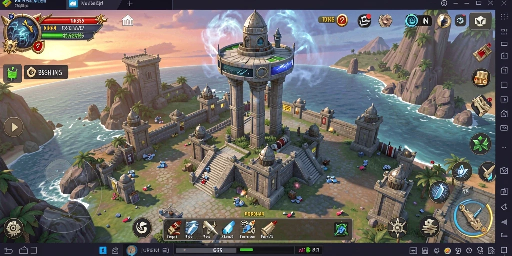 Gameplay menara pertahanan yang mendebarkan di TAR555.