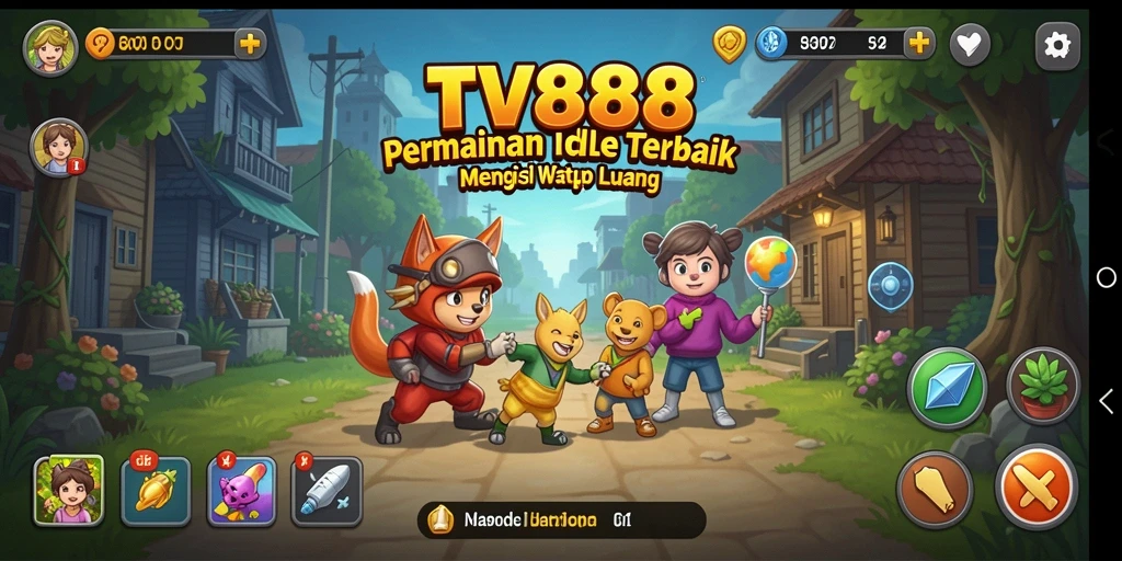 Tampilan gameplay TV888 yang seru dan interaktif.
